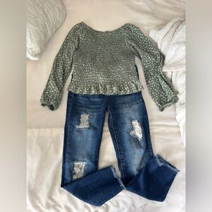Old Navy and Cat & Jack girls outfit size 6/7